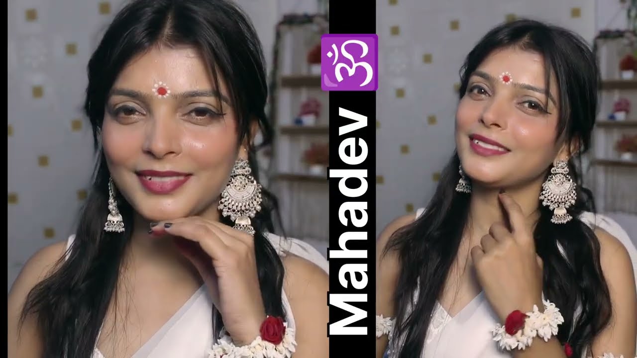 Shivratri Special 🔱 Mata Parvati Makeup Look | Har Har Mahadev 🙏