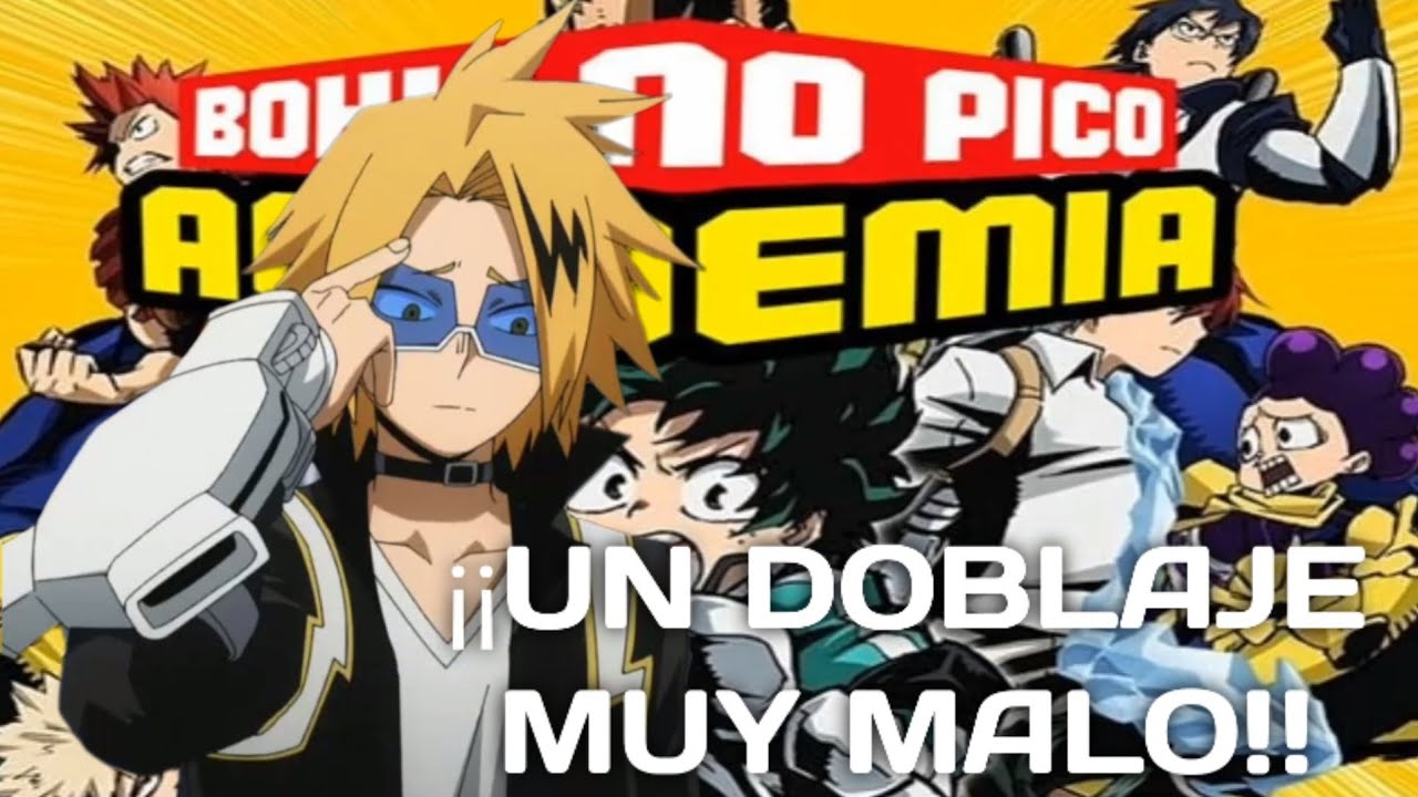 Crítica al doblaje de Boku no Hero Academia