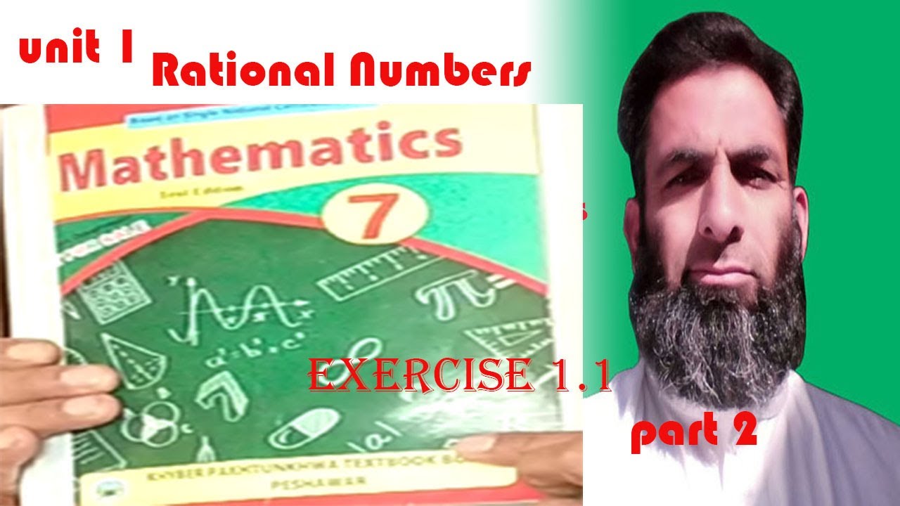 mathematics class 7 unit 1 part ii||exercise 1.1