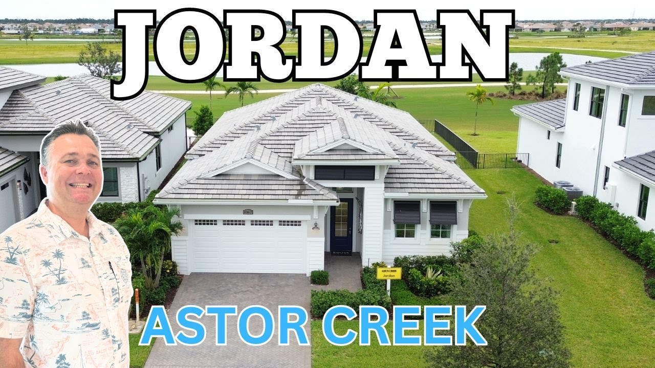 Walk Through Tour The JORDAN Floor Plan In Astor Creek Port St Lucie