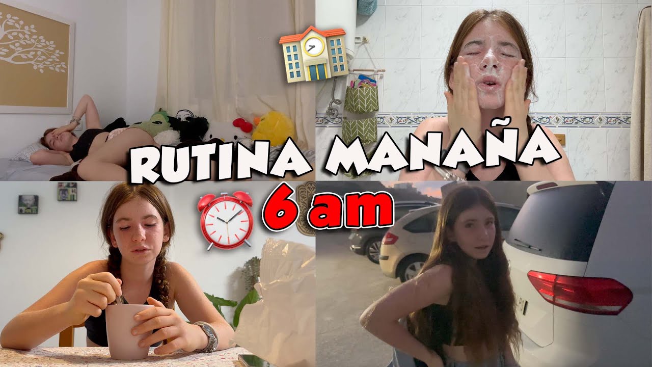 Mi rutina de MAÑANA para ir a CLASES ¡100% real! EMPIEZO EL INSTITUTO 😱