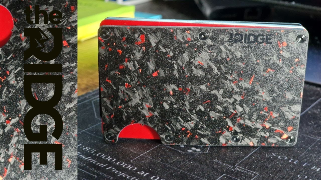 The RIDGE Wallet - Forged Ember edition! - Say goodbye to Apple magsafe and traditional wallets.