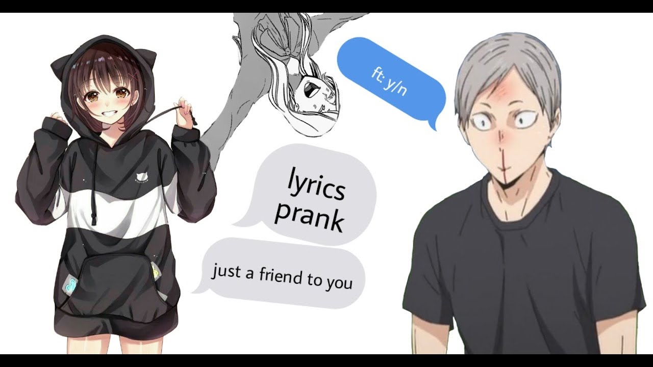 lev x y/n (song: just a friend to you) (read desc)