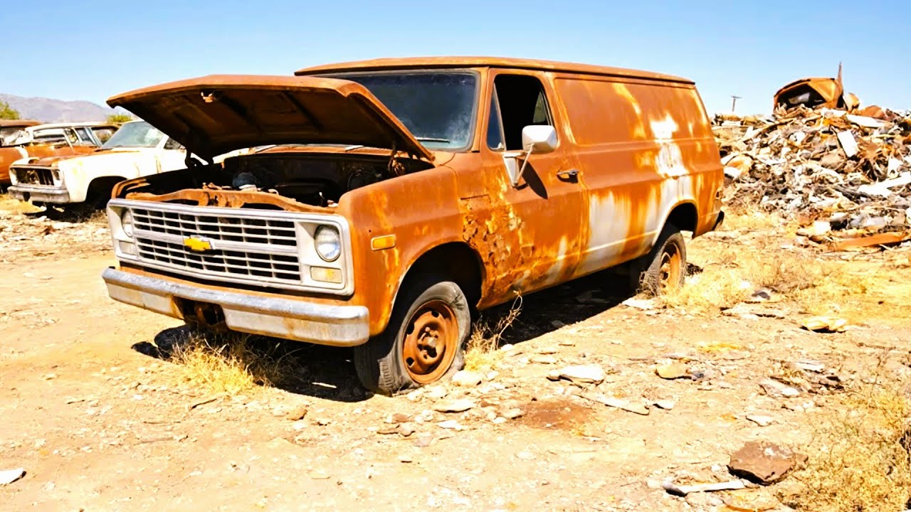 Left to Rot in the Desert — 1971 Chevy Van Rust to Restoration