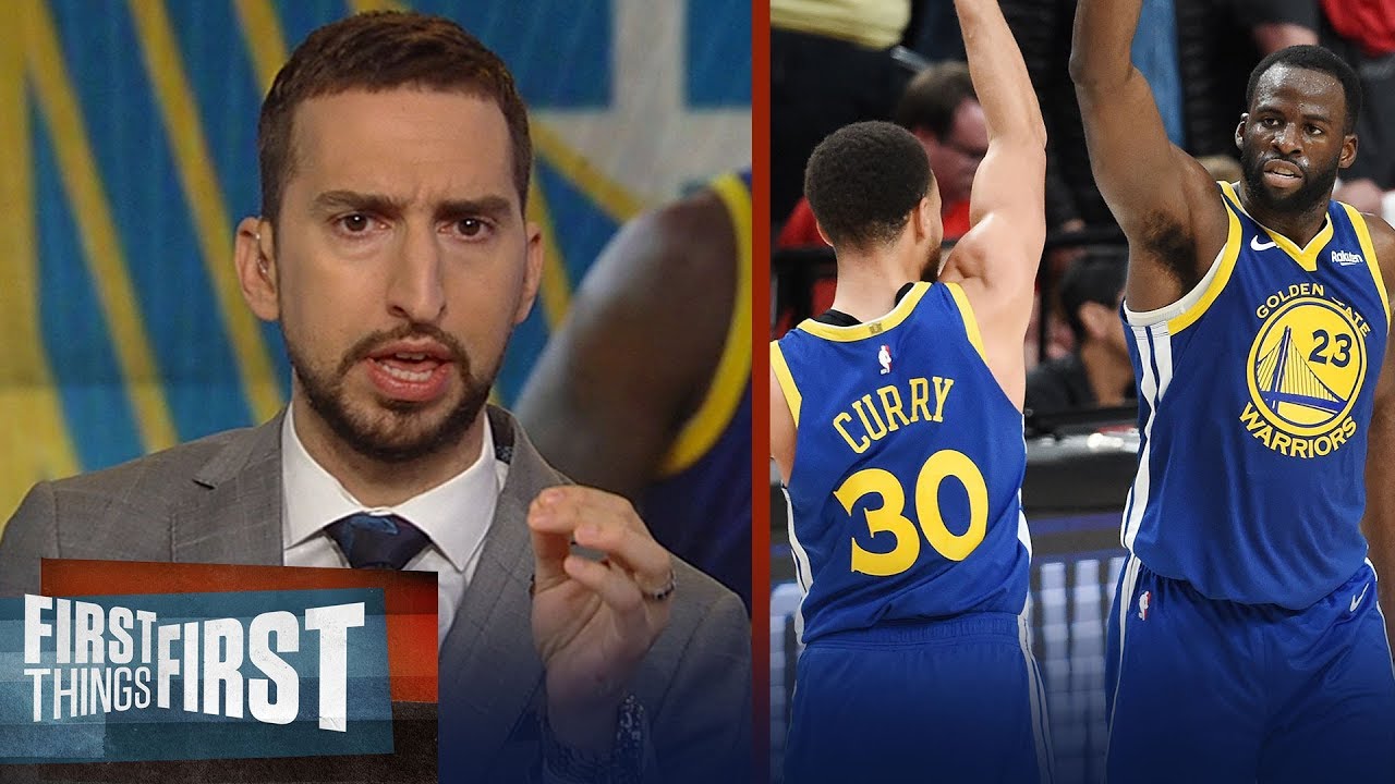 Warriors sweep Blazers, head to 5th straight Finals - Nick & Cris react | NBA | FIRST THINGS FIRST