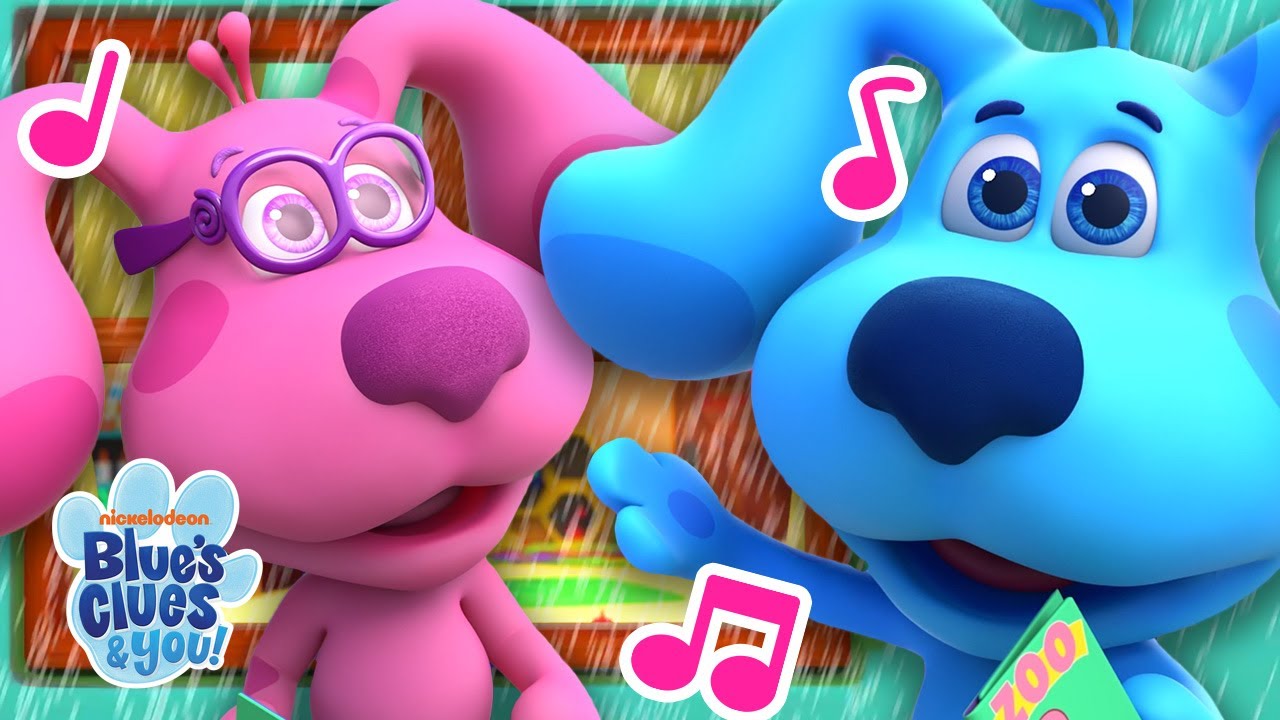 It's Raining, It's Pouring! 🌧 w/ Blue + More Nursery Rhymes & Kids Songs | Blue’s Clues & You!