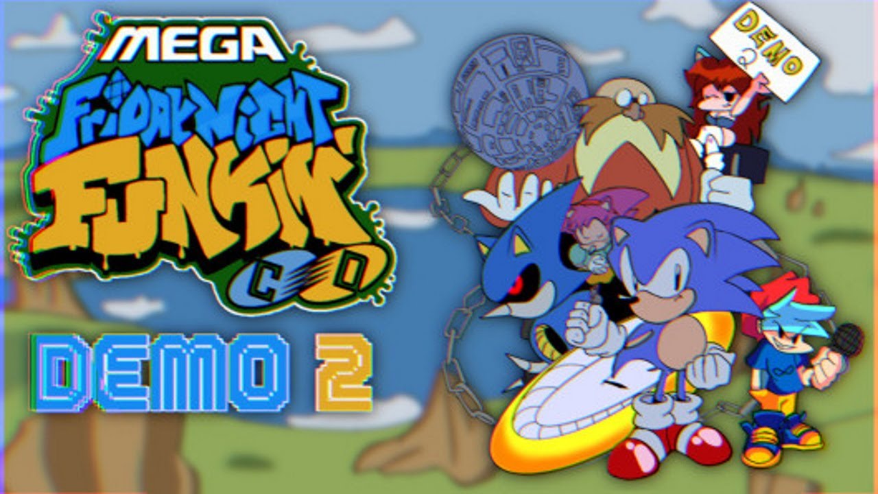 Friday Night Funkin' - Vs Sonic Mega CD Locked On (DEMO 2) FNF MODS
