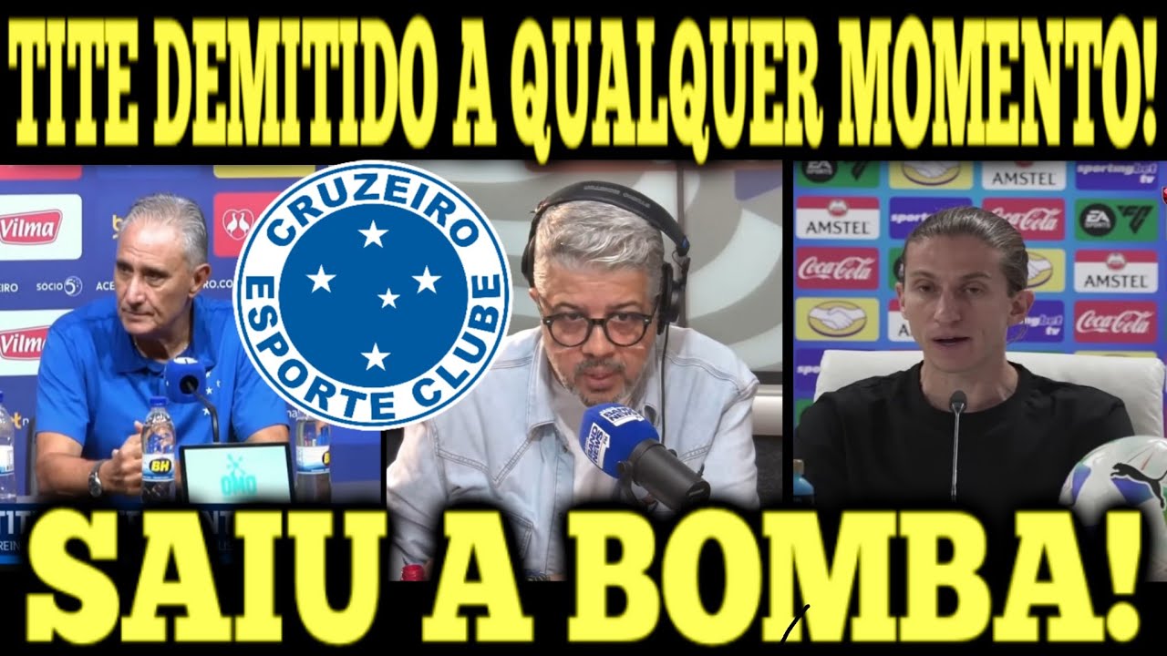 SAIU AGORA🚨 TITE DEMITIDO? HG DETONA TREINADOR DO CRUZEIRO! URGENTE NOTÍCIAS DO CRUZEIRO HOJE