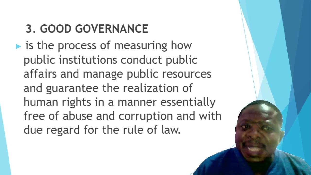 GOOD GOVERNANCE AND LEADERSHIP