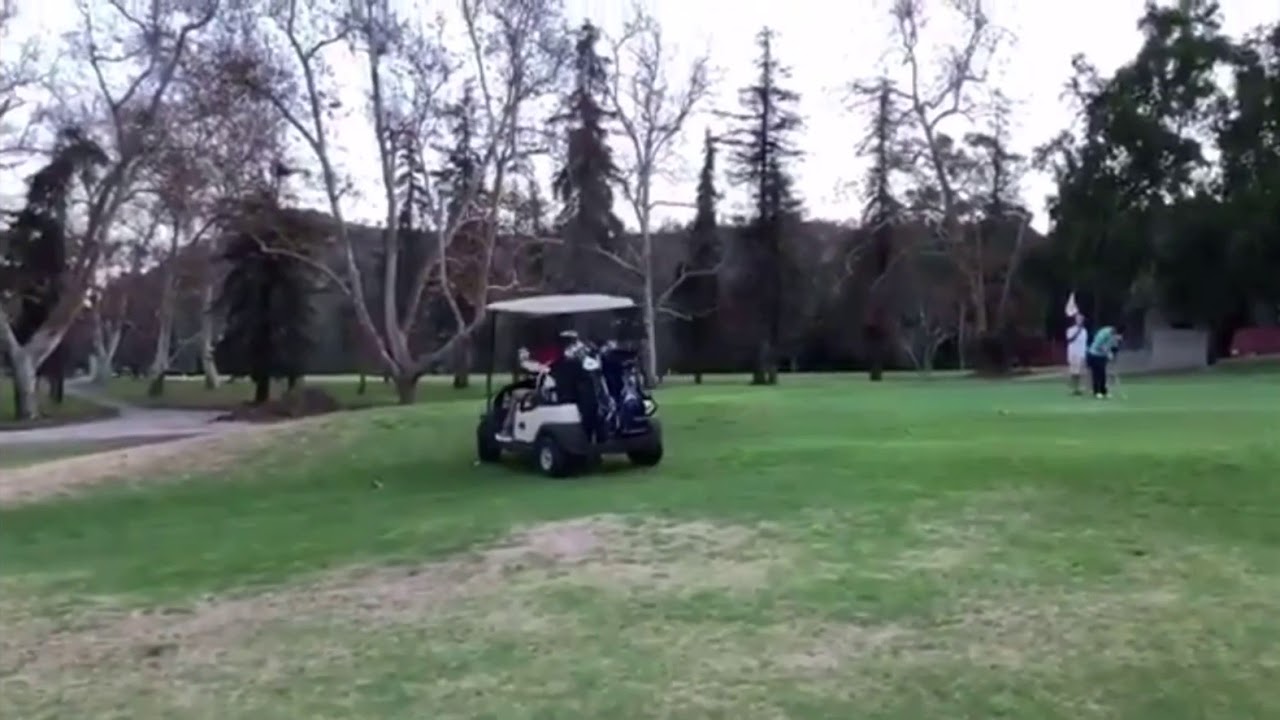 Dan The Meme Man Steals A Golf Cart