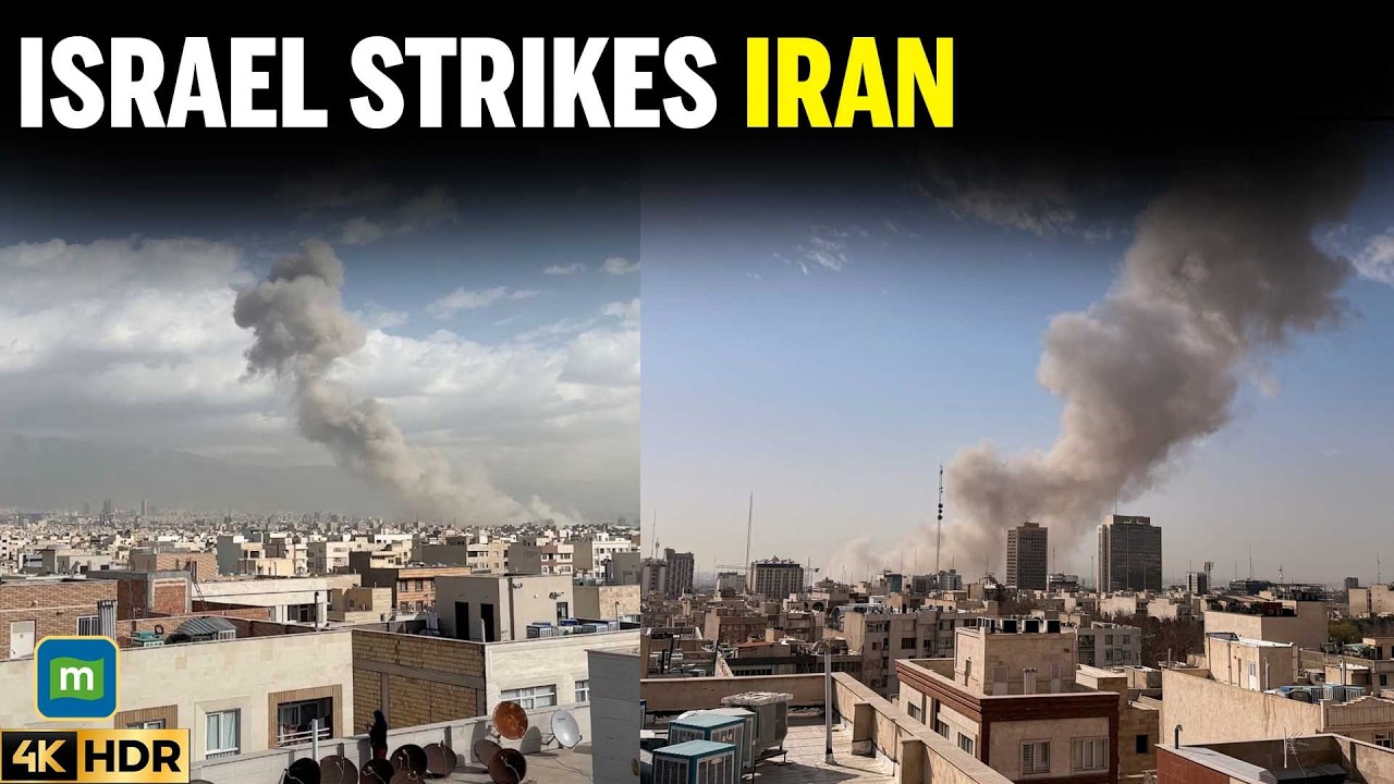 Israel Attacks Iran | Explosions Heard in Tehran | Major Escalation in Middle East