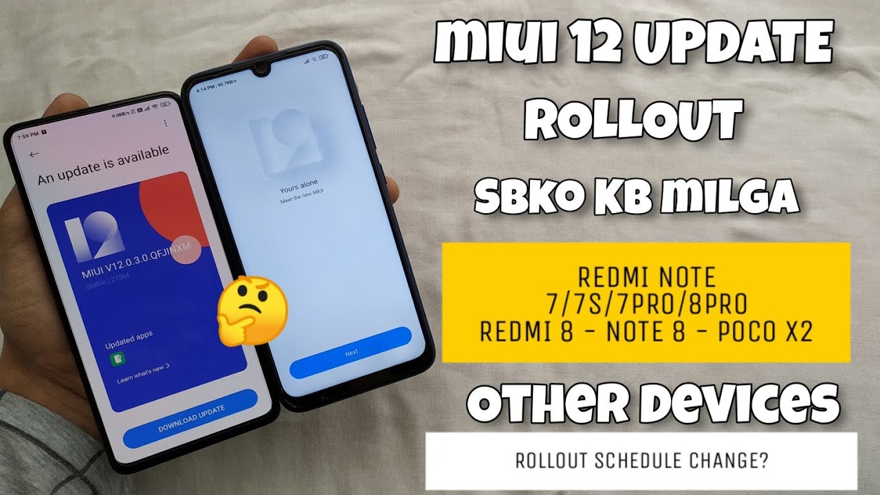 MIUI 12 Update Rolling Out | When Release Publicly? | Download Link Available Install Now 😲😲