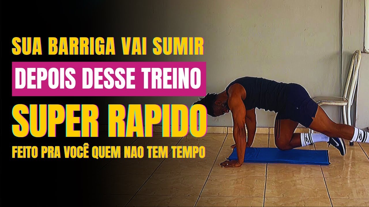 Sua Barriga Vai Sumir Com esse Treino Rápido e Fácil!