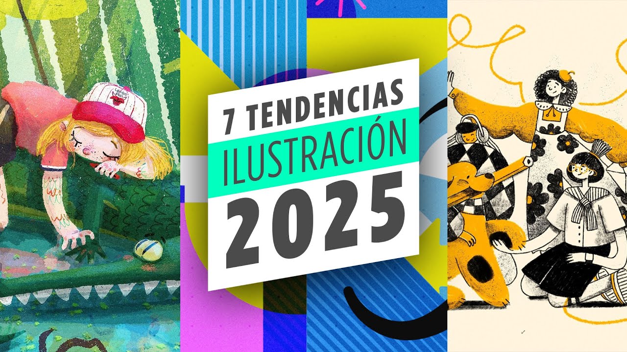 🔥 TOP 7 Tendencias de ILUSTRACIÓN del 2025