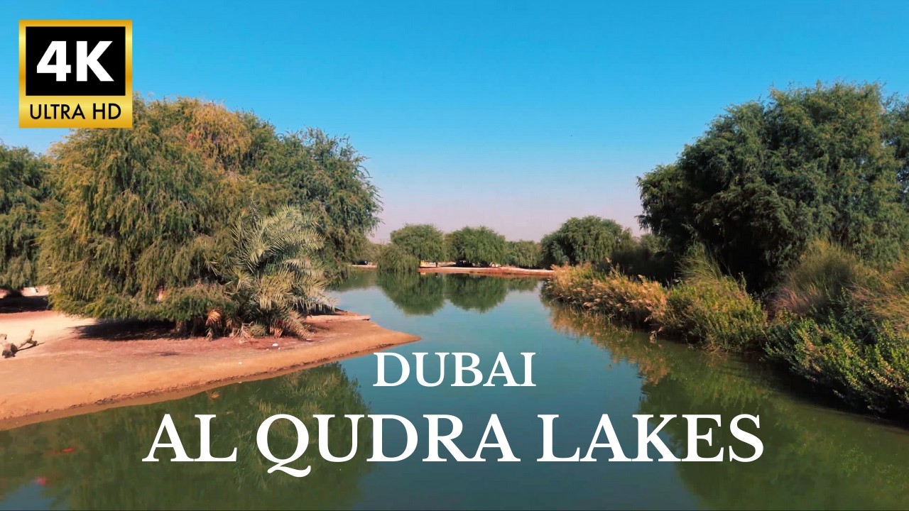 DUBAI'S HIDDEN HEART: Al Qudra & Love Lake (4K Cinematic Drone)