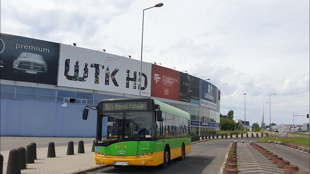 MPK Poznań - linia 181 | Solaris Urbino 8,6 #1771