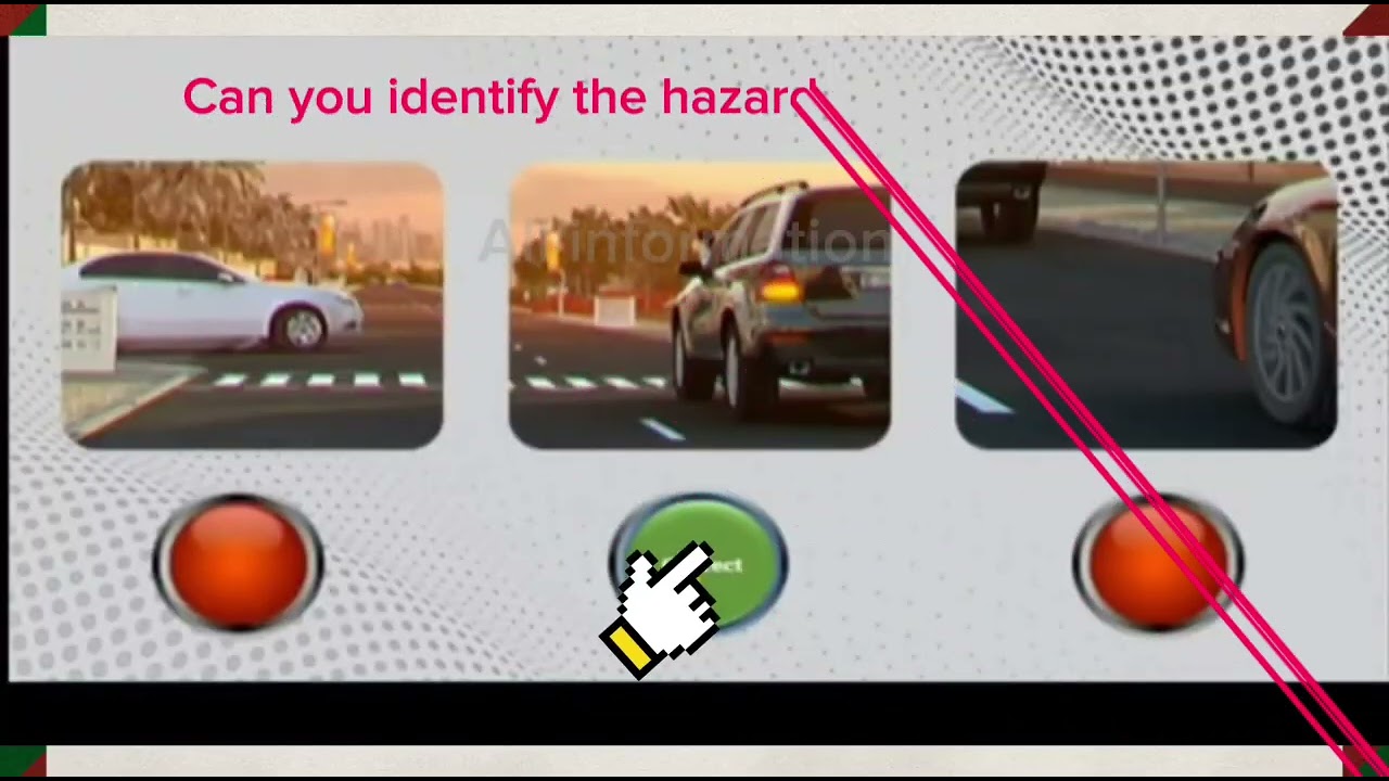 Hazard perception test 2025
