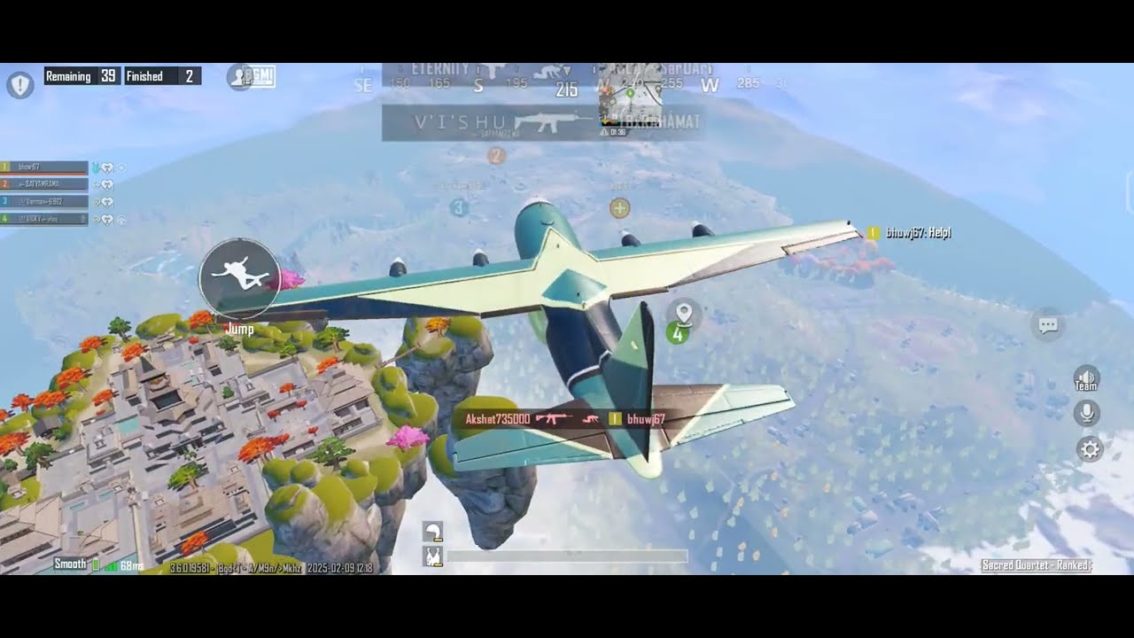 my tim BGM game play with m416 or umg and chiken dinar forefinger game play 😱😱 