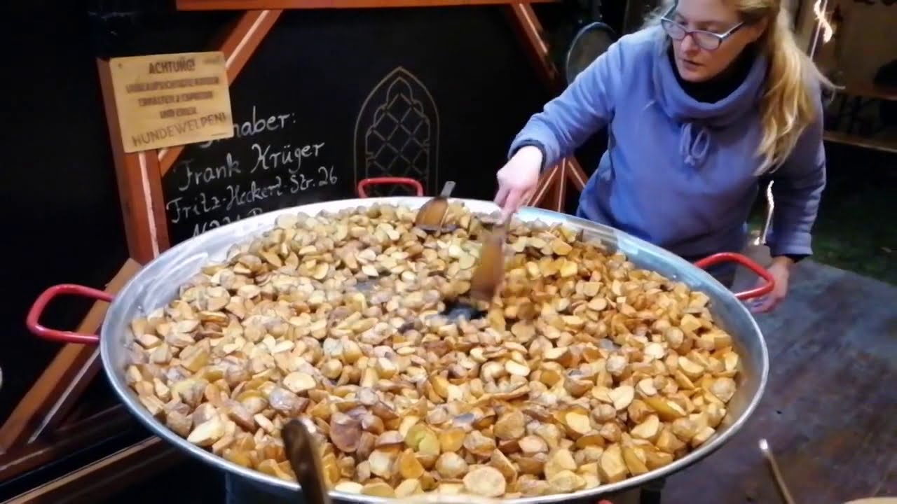 EPIC STREET FOOD GERMAN - GRILLED MUSHROOM STREET FOOD ( Must Try Fried Mushrooms )