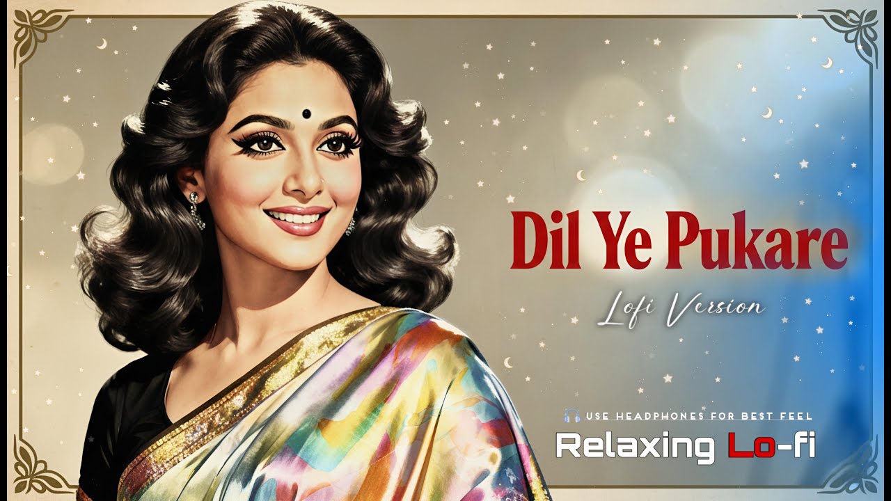 Mera Dil Ye Pukare Aa Ja 💔 | Solo Female Lofi | Old Bollywood Timeless Romance