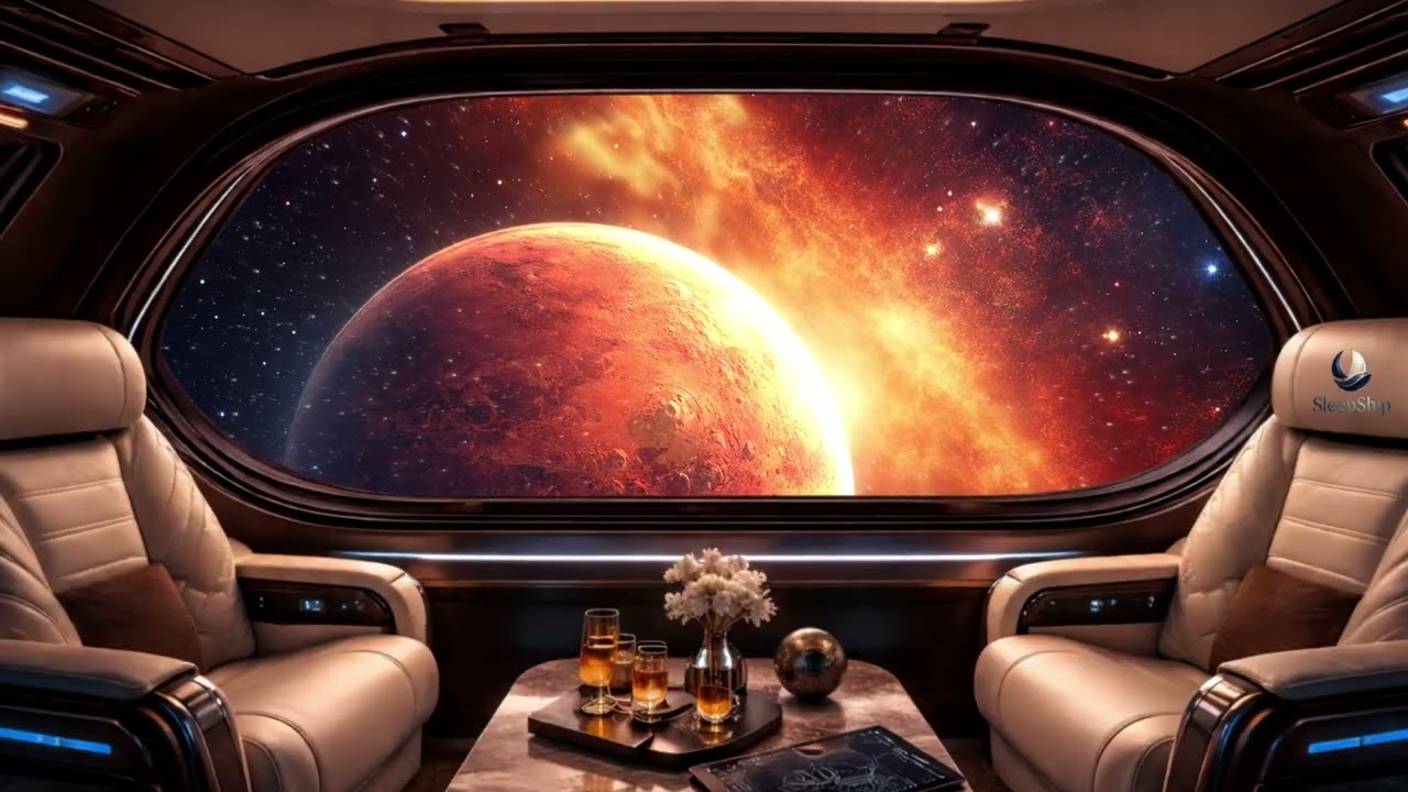 Can't Sleep? Journey to Mars in this Luxury Space Cabin 🚀 Deep Sleep & Focus Ambience [2026]