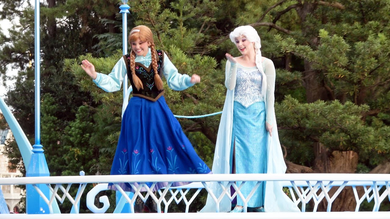 TDL ４Ｋ 2023年　「ディズニー・クリスマス・ストーリーズ」アナ雪ポジ　"Disney Christmas Stories" 2023  at  Frozen position