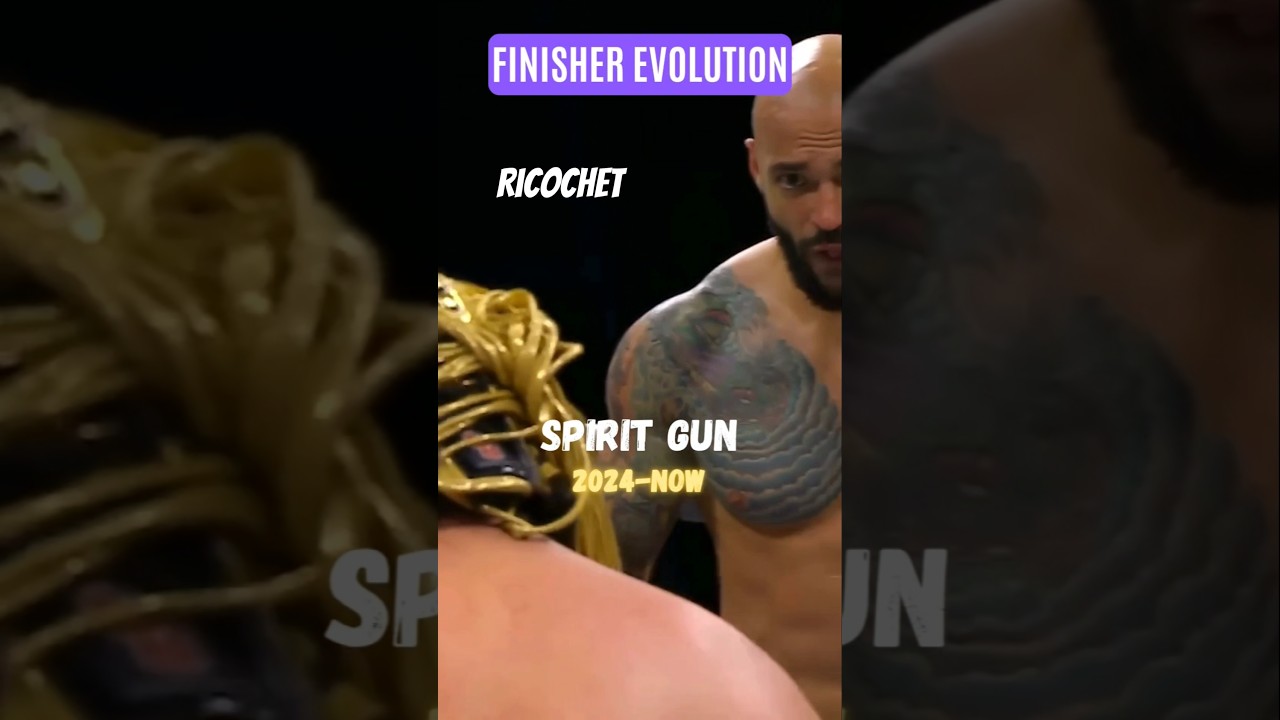 Every FINISHER of Ricochet ! #shorts #wwe