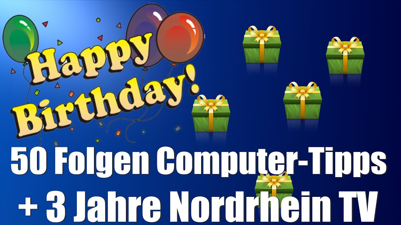 Computer-Tipps - 50 Folgen Computer-Tipps und 3 Jahre Nordrhein TV!!!!!