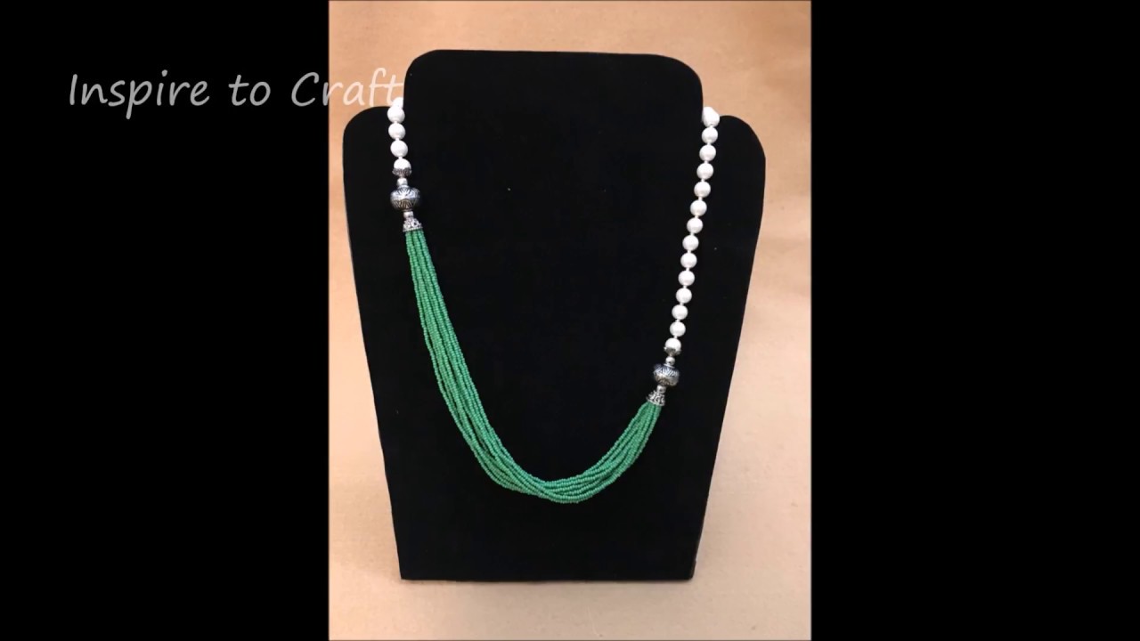 DIY Designer Seed Bead Necklace ( Latest Fashion)