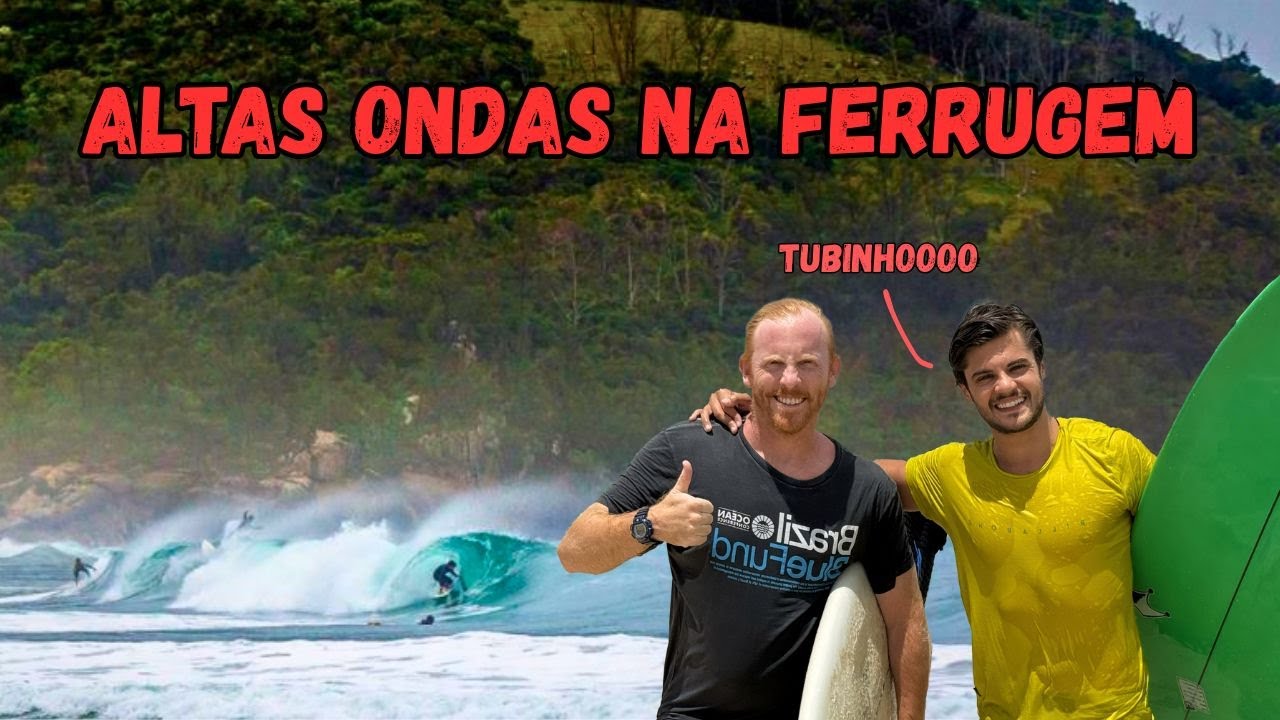 FUI SURFAR NA PRAIA DA FERRUGEM E GANHEI A BATERIA DO NATIVO