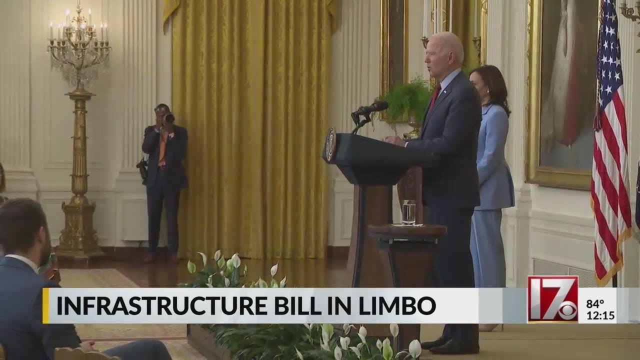 Biden's infrastructure bill now in limbo on Capitol Hill