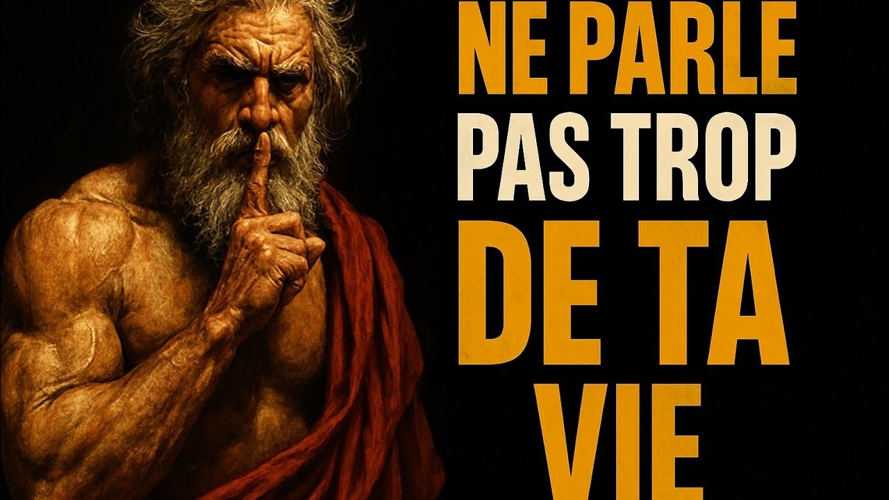 CHANGE TA VIE DANS LE SILENCE. PARLE MOINS. ÉCOUTE PLUS | SAGESSE STOÏCIENNE.#stoïcisme #foryou 