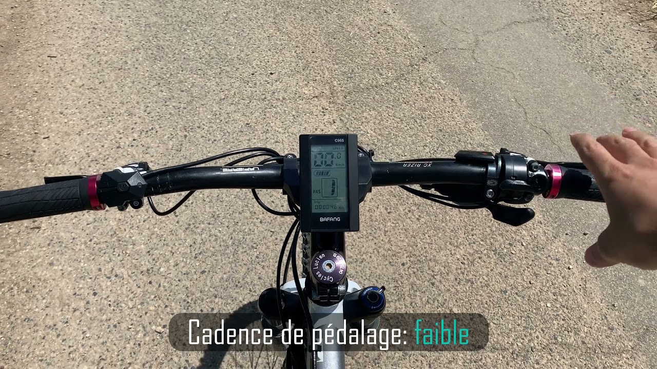 Démonstration kit moteur pédalier Bafang BBS 01-02