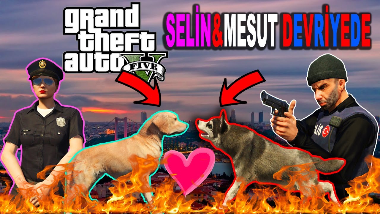 MESUT GARİP'İN MANİTAYI VURUYOR! - GTA 5 SELİN VE MESUT KOMİSER DEVRİYESİ
