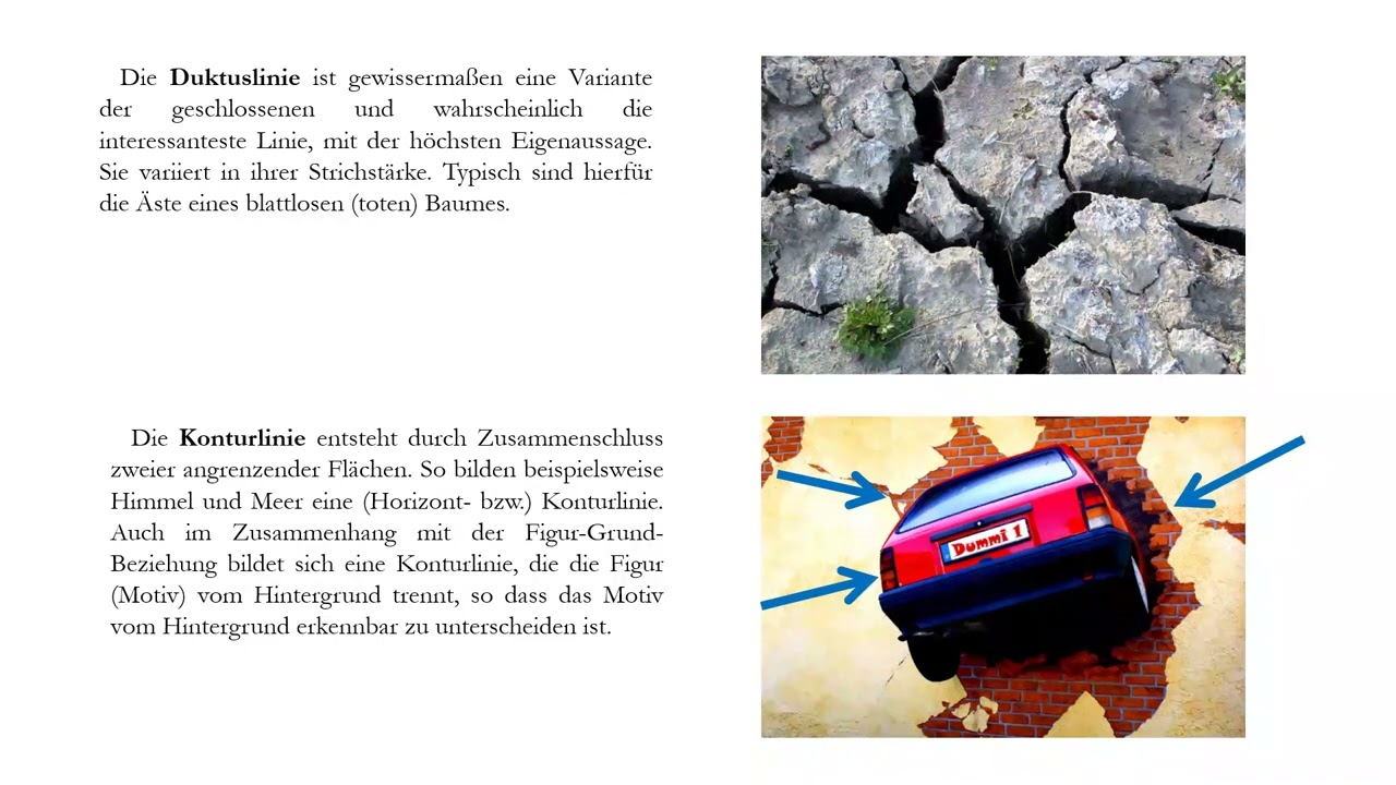 Die GestaltungsElemente Punkt, Linie, Fläche | Bilder verstehen 04