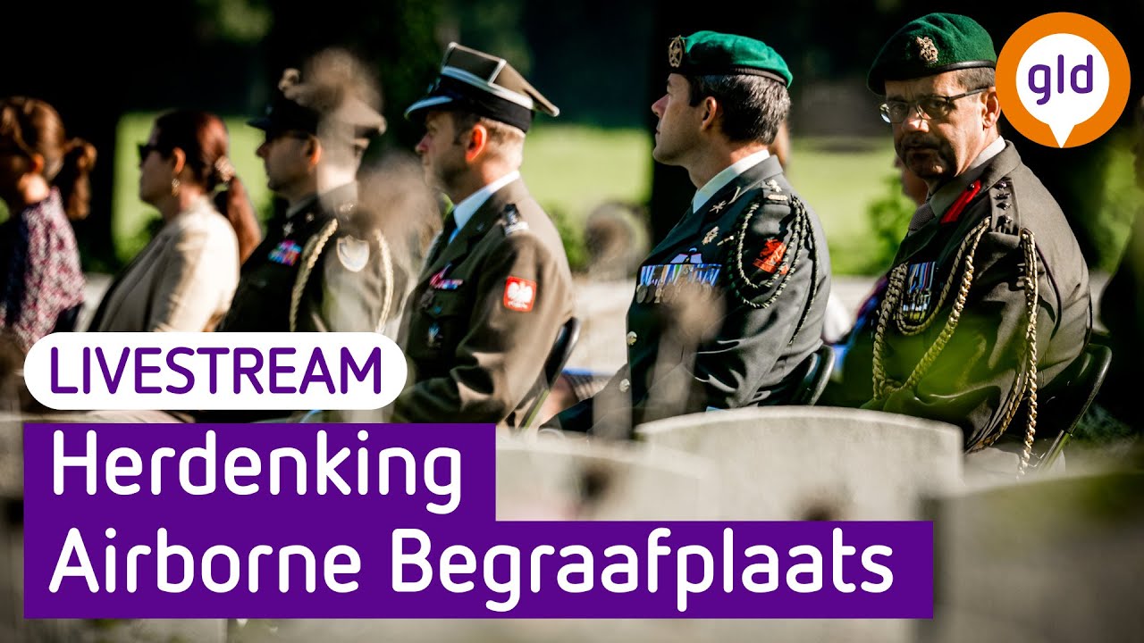 Herdenking Airborne Begraafplaats Oosterbeek 2024 | Omroep Gelderland