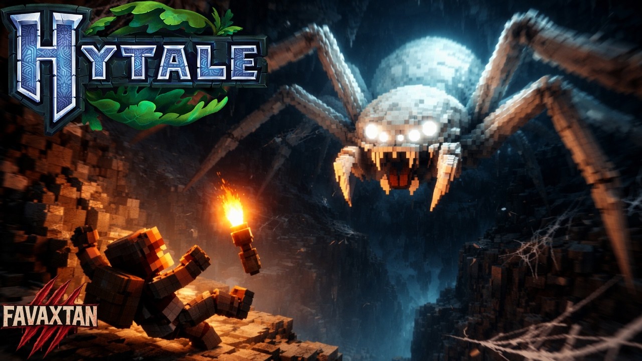 These Cave Spiders SUCK! | Hytale Gameplay | Ep 3 #letsplay