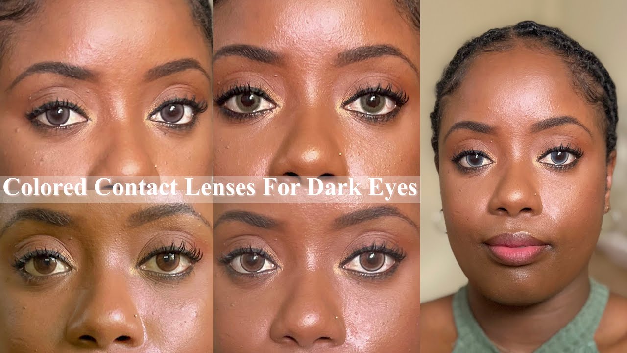 AFFORDABLE  COLORED CONTACT LENSES for DARK EYES ft. KILALA✨