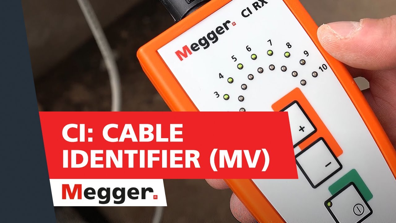 Which cable is the right one? Cable identifier from Megger