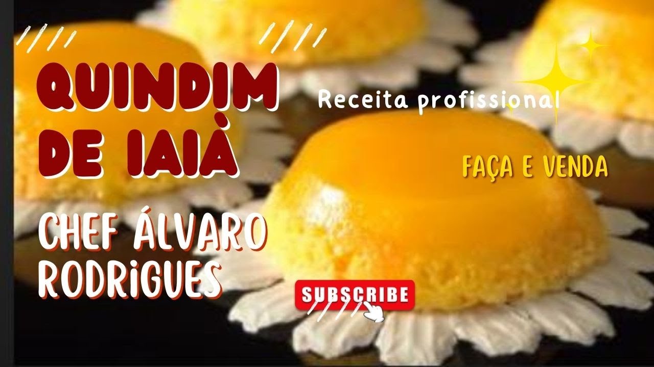 Como fazer Quindim de Iaiá | Chef Álvaro Rodrigues | Programa Note e Anote | DIY ideia
