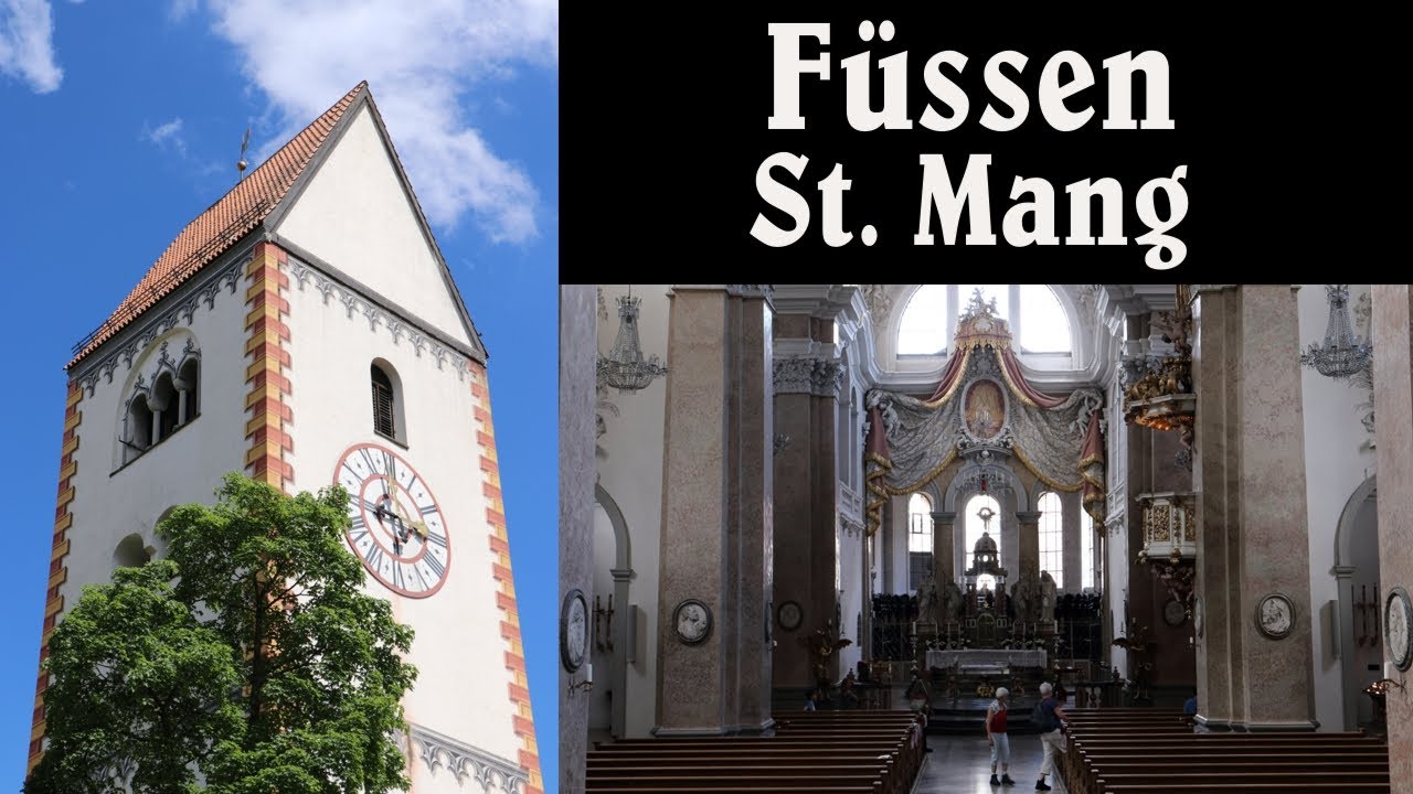 FÜSSEN (OAL), Stadtpfarrkirche St. Mang - Vollgeläut