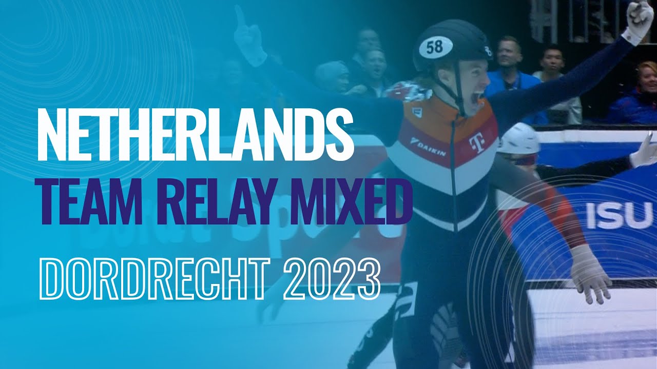 NETHERLANDS | Winner | Team Relay Mixed  | Dordrecht | #ShortTrackSkatingSkating