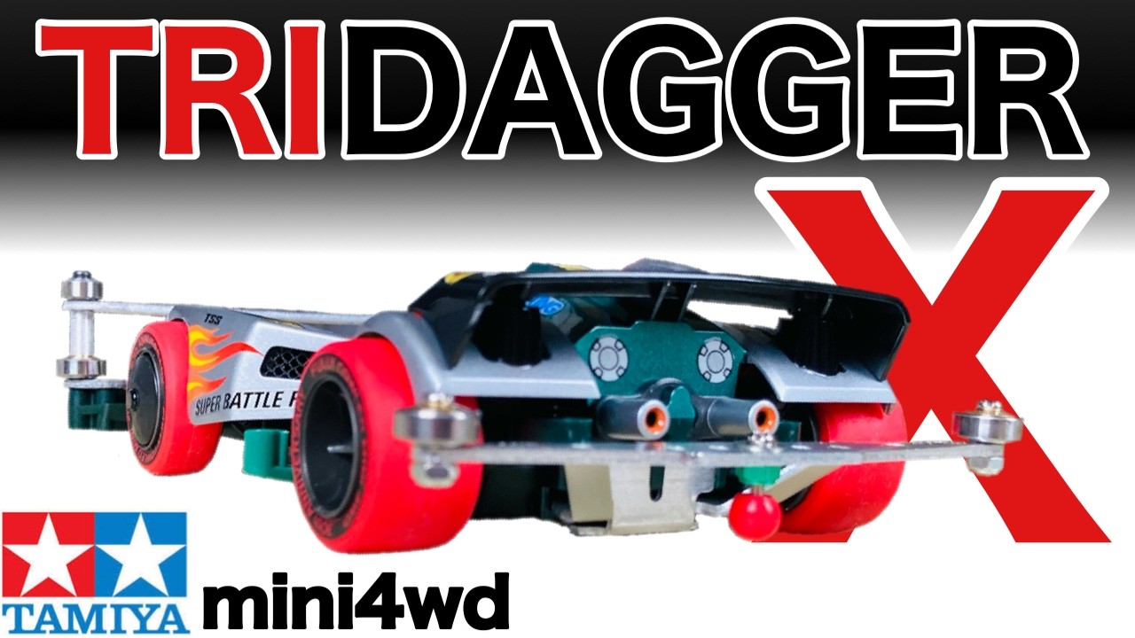 Изготовление модифицированной модели mini 4WD 1996 года.【tamiya】