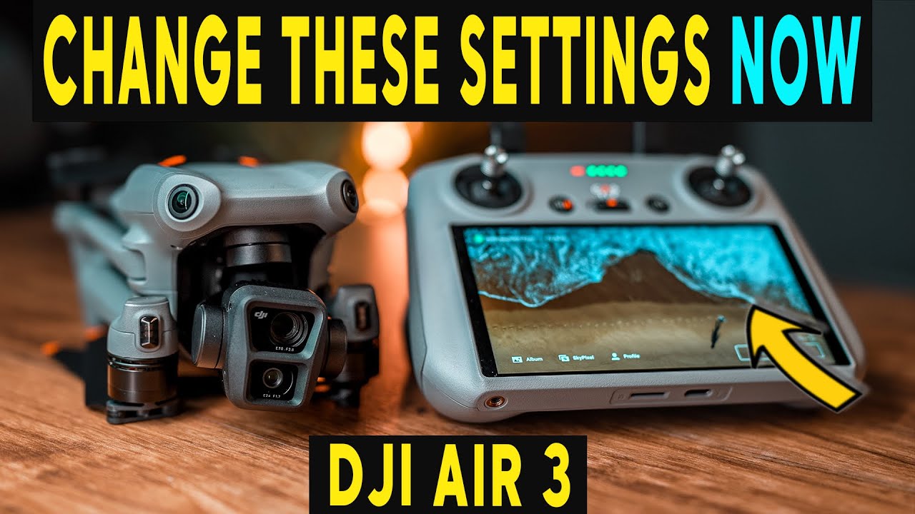 DJI AIR 3 — СНАЧАЛА ИЗМЕНИТЕ ЭТИ НАСТРОЙКИ | DJI FLY