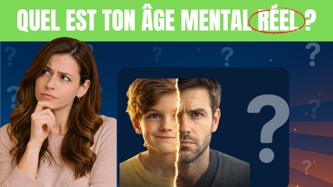 Ce test révèle si ton esprit est plus jeune ou plus vieux que toi.