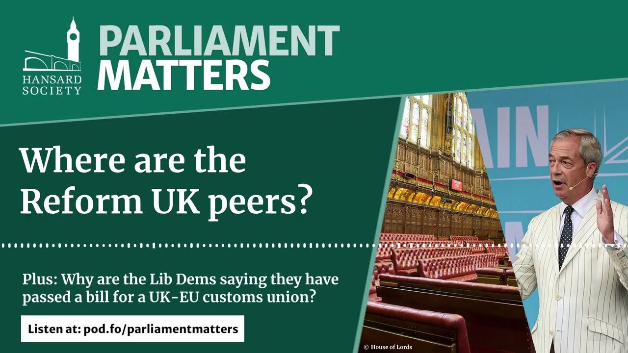 Where are the Reform UK peers?