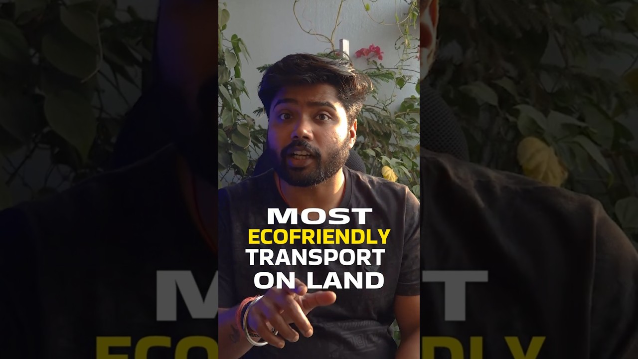 Most Eco-friendly Transport on Land #physics #facts #factshorts #ecofriendly #science #evtruck