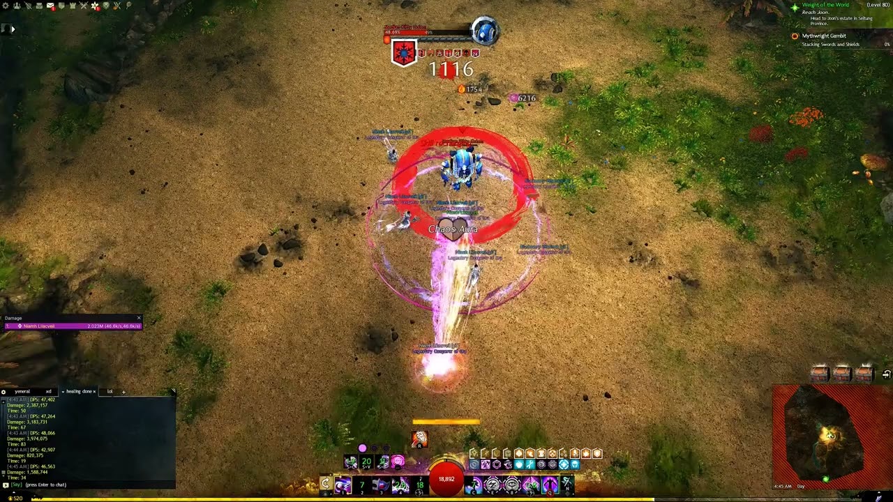 [GW2] IH Dagger Condition Mirage Benchmark - 48.8k