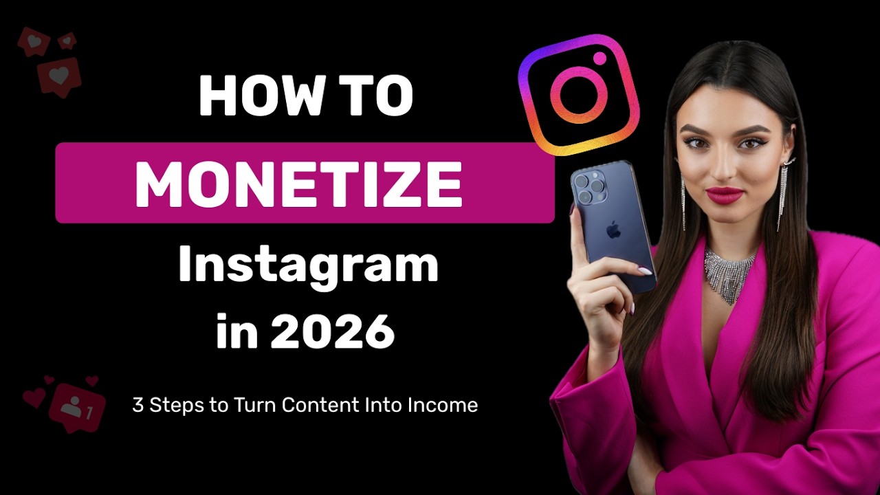 How to Monetize Instagram in 2026 (3 Steps to Turn Content Into Income)
