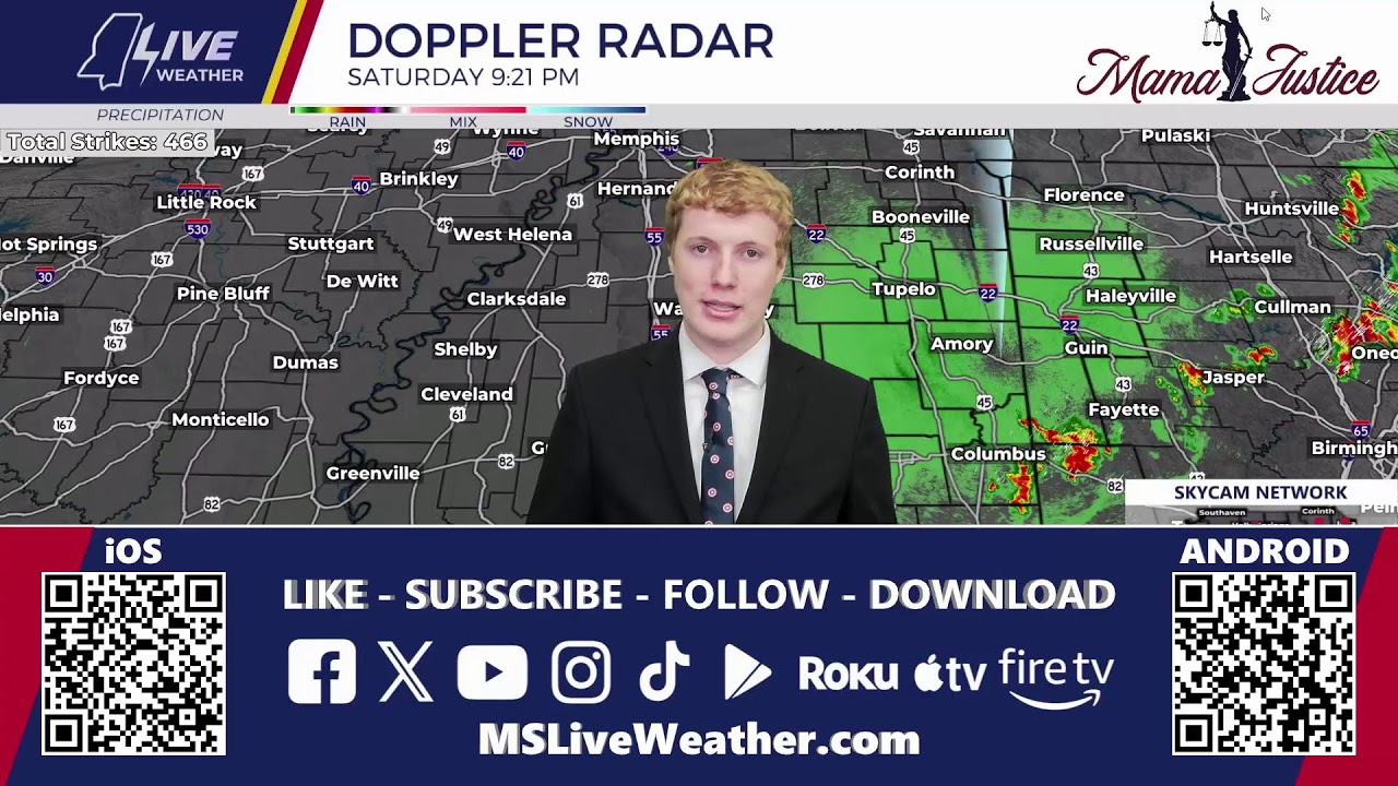 LIVE at 10: Caleb is taking a look at rain chances for your Sunday before the dry work week begins